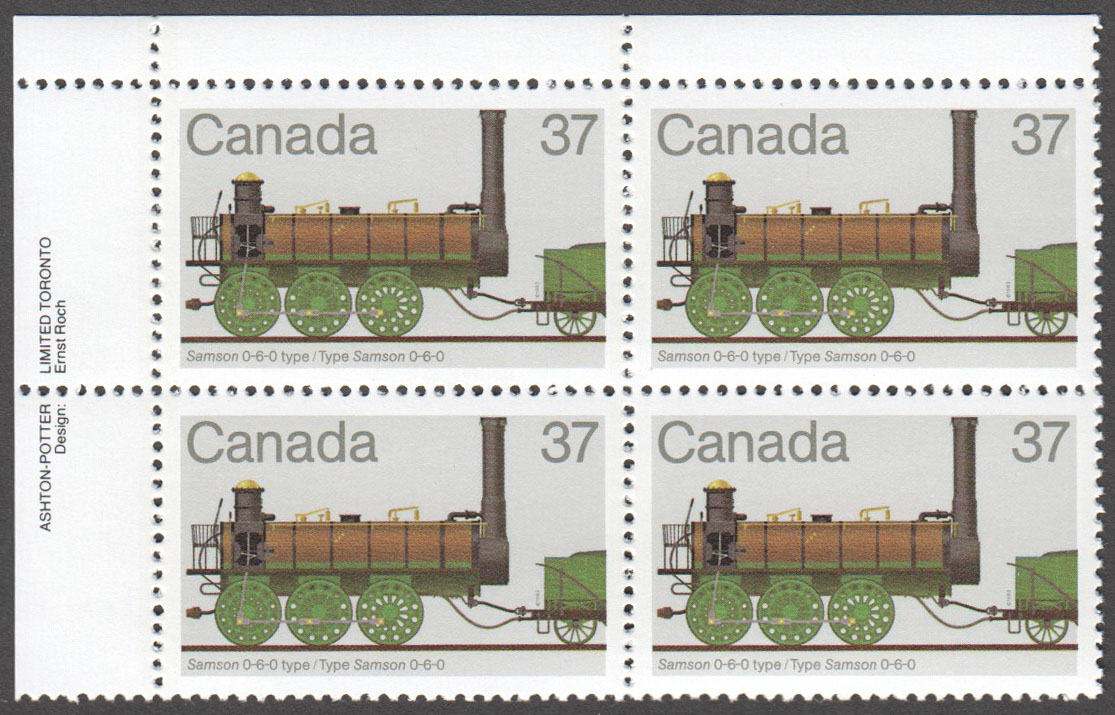 Canada Scott 1001 MNH PB UL (A7-5) - Click Image to Close